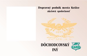 Bezkontaktná čipová karta - pre dôchodcov