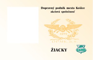 Bezkontaktná čipová karta - pre žiakov ZŠ