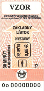 Základný lístok prestupný