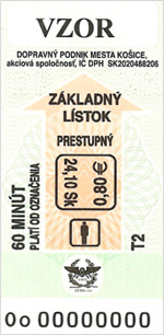 Základný lístok prestupný