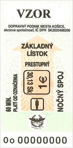 Základný lístok prestupný