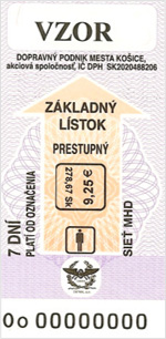 Základný lístok prestupný