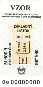 Základný lístok prestupný