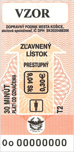 Zľavnený lístok prestupný