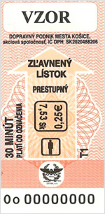 Zľavnený lístok prestupný