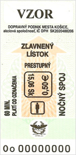 Zľavnený lístok prestupný