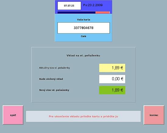 Elektronická peňaženka Elektronická peňaženka