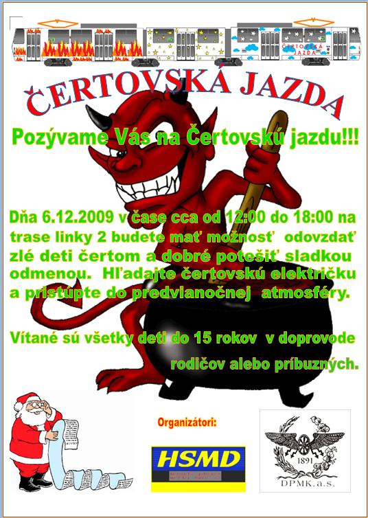 Čertovská jazda - pozvánka